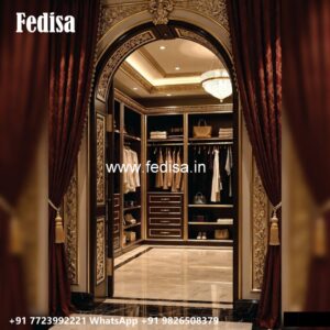 Contemporary Wardrobe Design with Glass Finish No-006