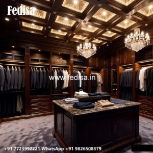 Stylish Wardrobe Design with Smart Storage Solutions No-009