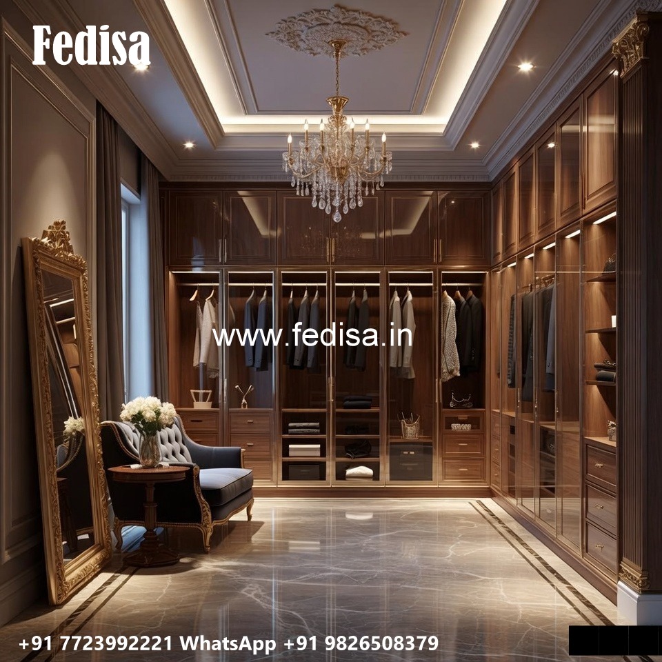 Wardrobe Design Ideas with LED Lighting No-016