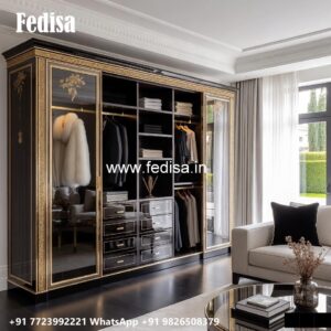 Modern Wardrobe Design with Hidden Storage No-041