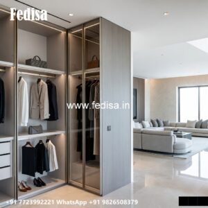 Smart Wardrobe Design for Stylish Bedrooms No-093
