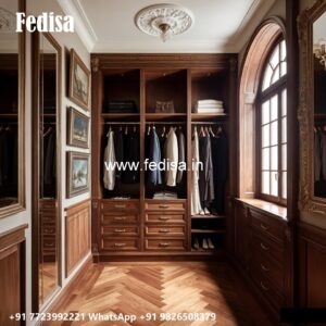 Designer Wardrobe Design with Mirror Finish No-108