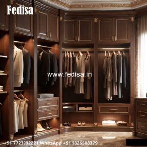 Elegant Wardrobe Design with Sliding Doors No-115