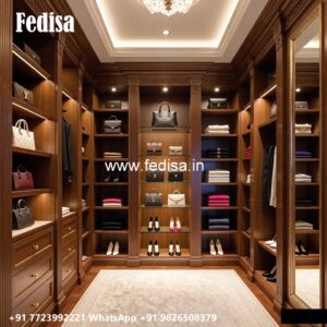 Smart Wardrobe Design with Stylish Storage No-144