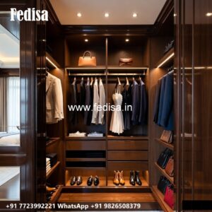 Wooden Wardrobe Design for Modern Bedrooms No-145