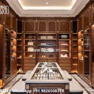 Modern Wardrobe Design with Elegant Decor No-158