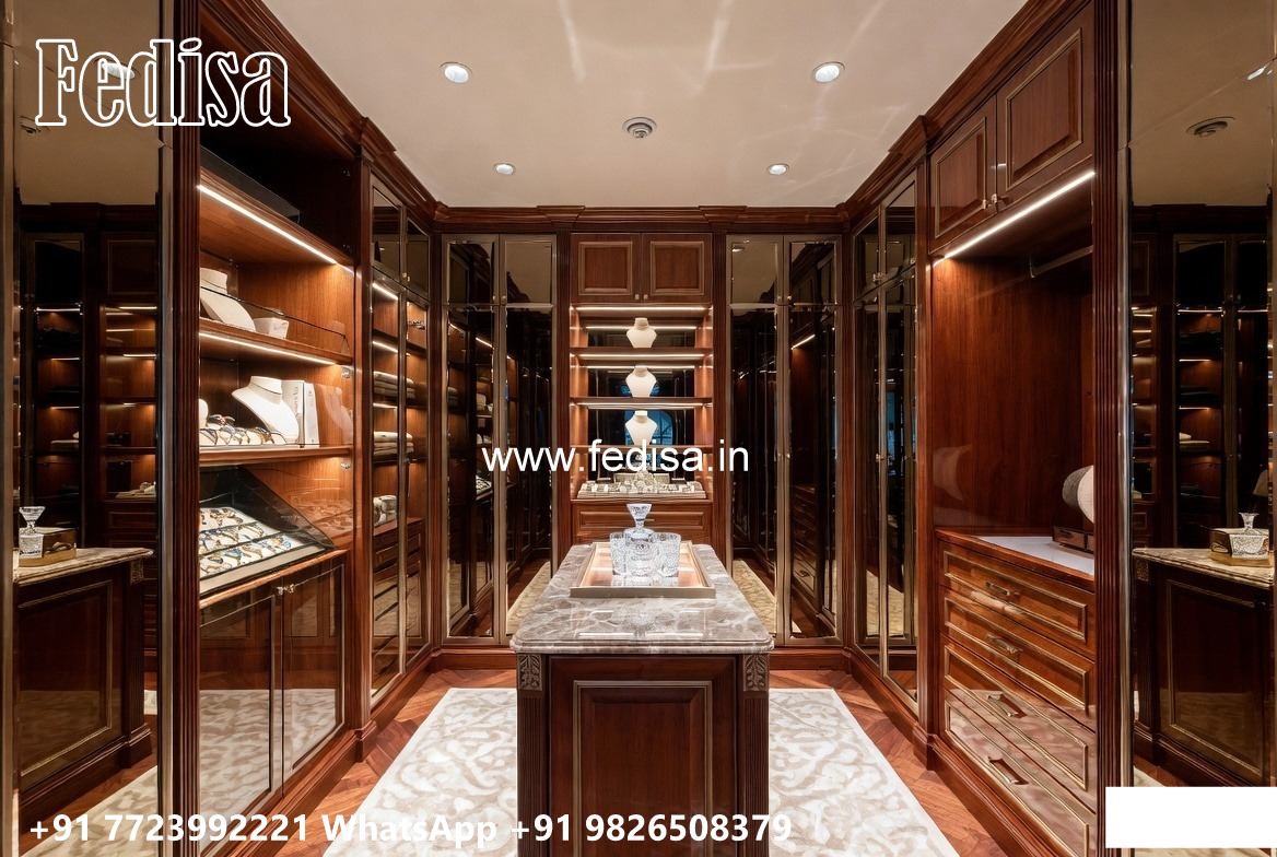 Elegant Wardrobe Design with Hidden Compartments No-161