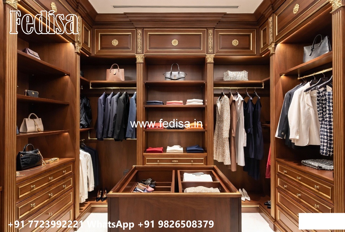Elegant Wardrobe Design with Custom Shelves No-172