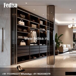 Wardrobe Design Ideas with Smart Layout No-177