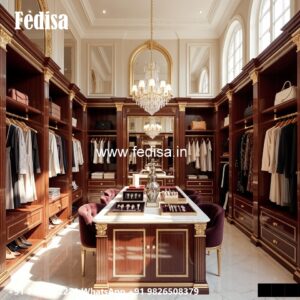 Premium Wardrobe Design with Wooden Texture No-185