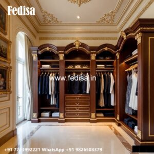 Contemporary Wardrobe Design with Elegant Lines No-188