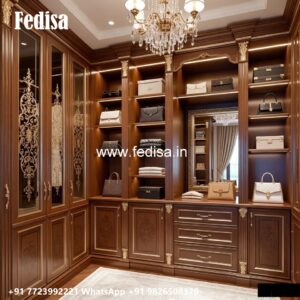 Modern Wardrobe Design with Decorative Panels No-211