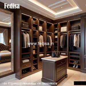 Premium Wardrobe Design with Glass Elements No-214