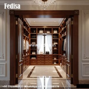 Smart Wardrobe Design with Elegant Storage No-230