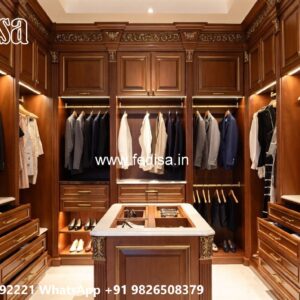 Luxury Wardrobe Design with Premium Glass Doors No-261