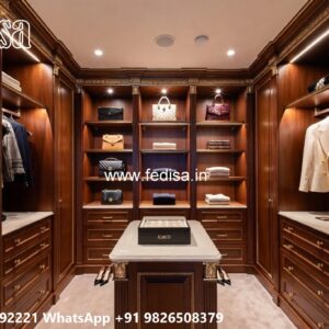 Modern Wardrobe Design with Elegant Shelving No-262