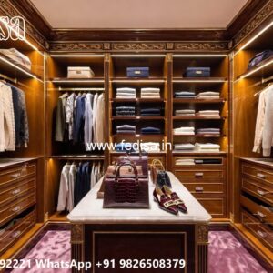 Smart Wardrobe Design with Elegant Interiors No-267