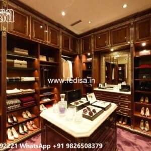Contemporary Wardrobe Design with Mirror Panels No-275