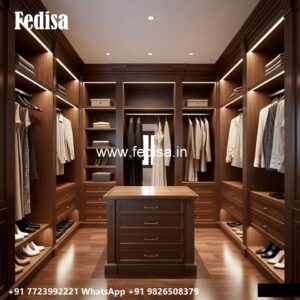 Stylish Wardrobe Design with Contemporary Storage No-284