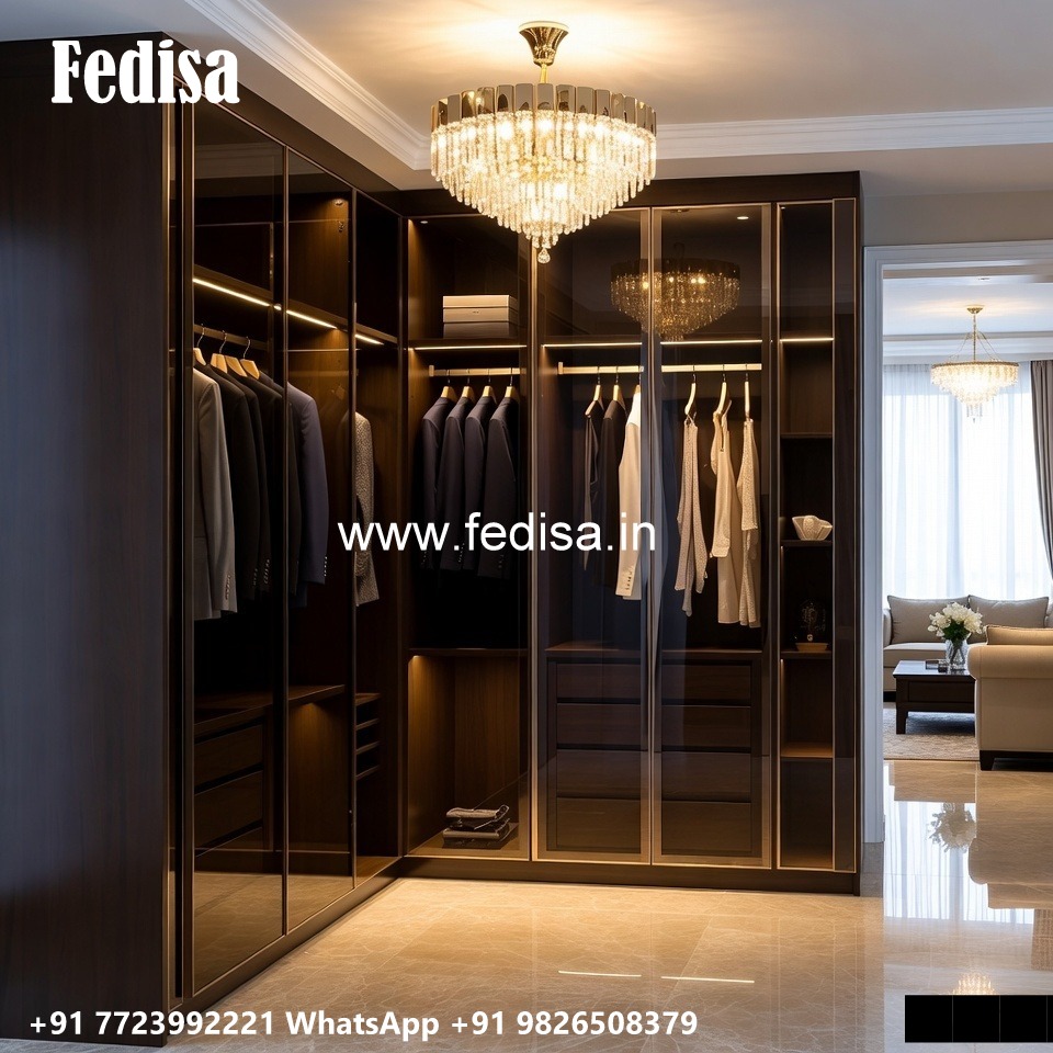 Contemporary Wardrobe Design with Smart Lighting No-288