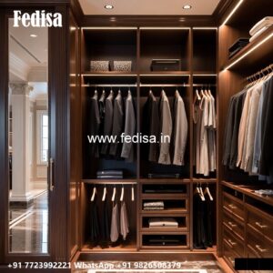 Modern Sliding Wardrobe Design for Elegant Bedrooms No-298