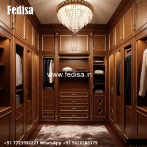 Handcrafted Wooden Wardrobe Design Inspiration No-617