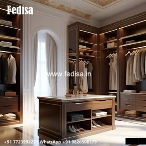 Royal Wooden Wardrobe Design Ideas No-624