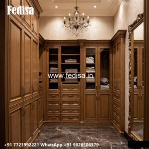 Antique Wooden Wardrobe Design for Homes No-656