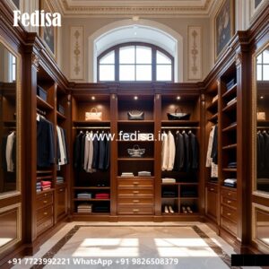 Luxury Classic Wardrobe with Decorative Doors No-667