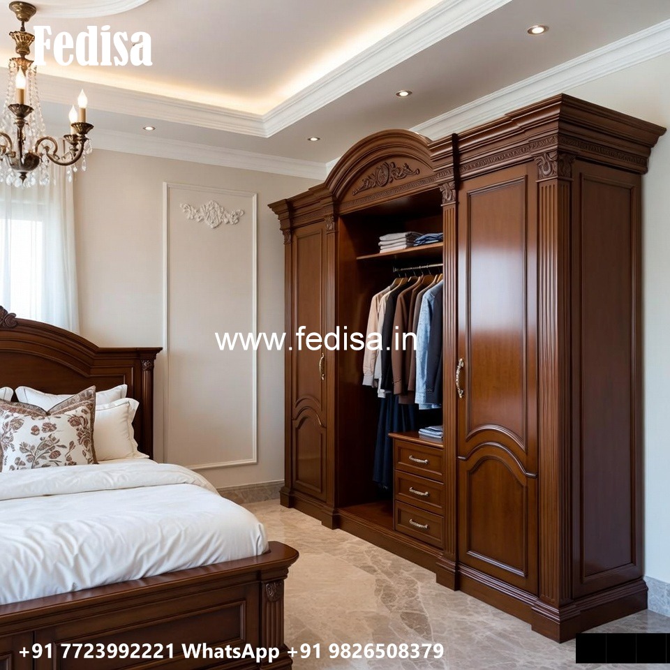 Classic Wooden Wardrobe with Elegant Style No-672