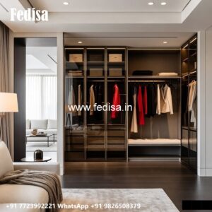 Elegant Closet Design with Classic Details No-677