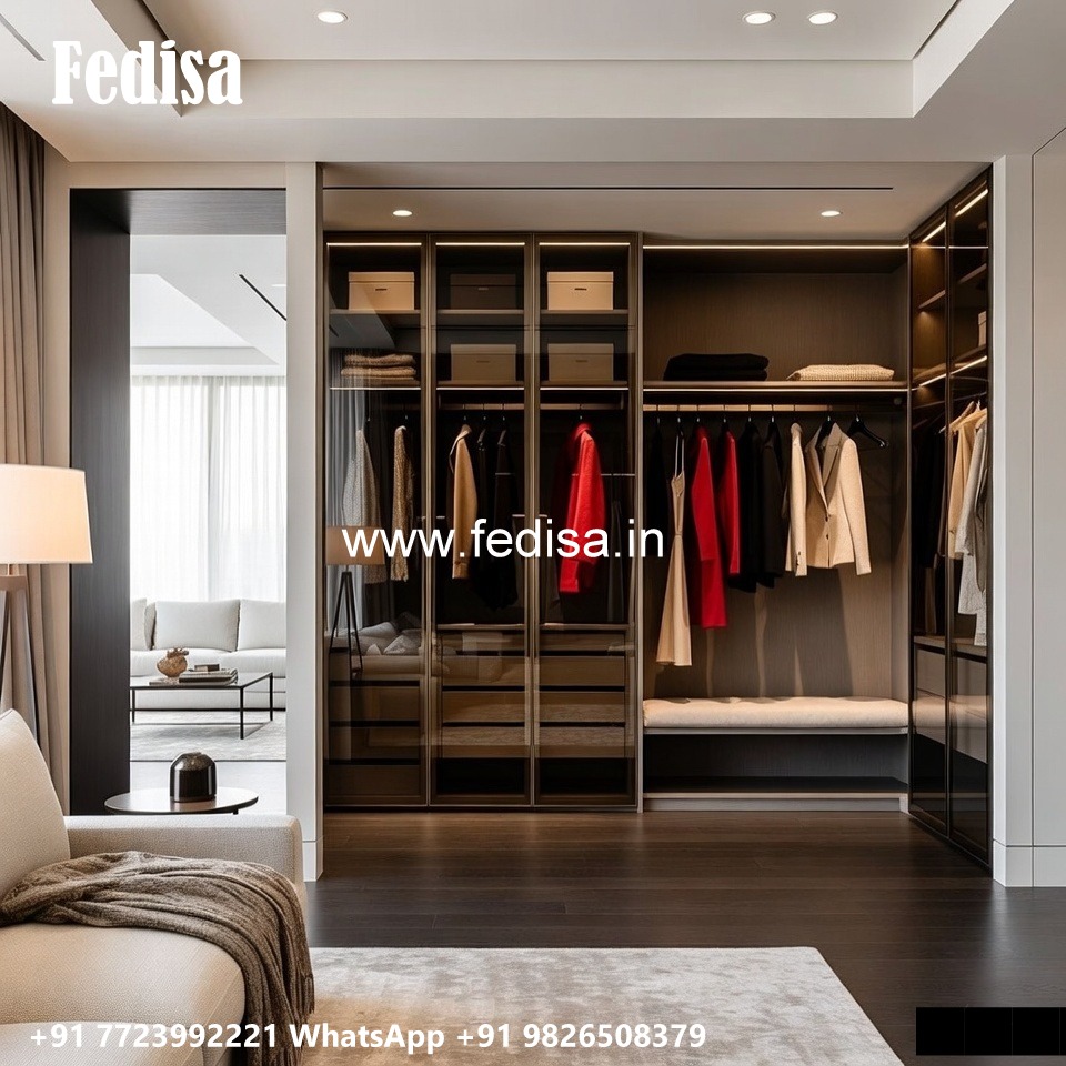 Elegant Closet Design with Classic Details No-677