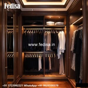 Elegant Wooden Wardrobe for Luxury Homes No-683