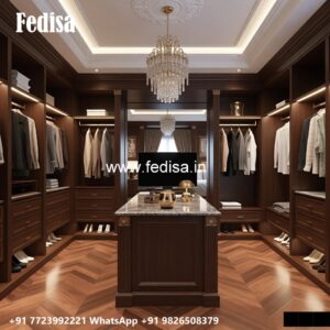 Classic Closet Design with Decorative Mirrors No-684