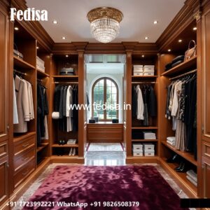 Traditional Wooden Wardrobe with Luxury Finish No-689