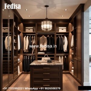 Classic Bedroom Wardrobe with Rich Texture No-694