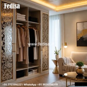 Classic Wardrobe Design with Luxury Storage No-703