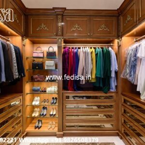 Traditional Wooden Closet Design Ideas No-713