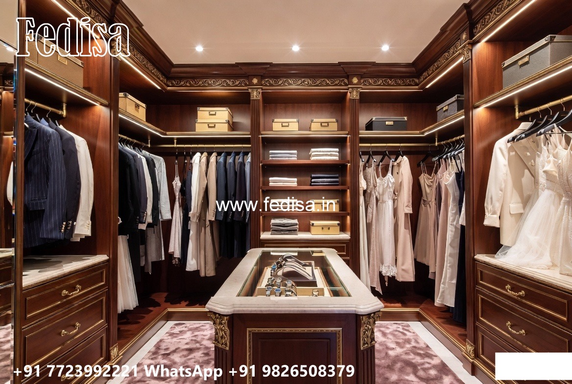 Elegant Wardrobe Design with Antique Style No-715
