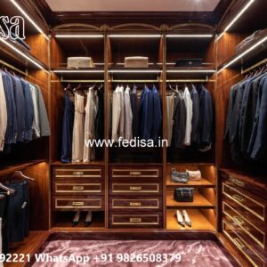 Antique Wardrobe Design with Modern Luxury No-723