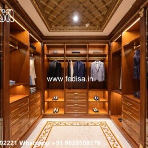 Royal Classic Wardrobe with Mirror Finish No-727