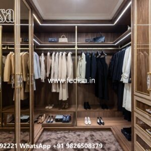 Elegant Wardrobe Design with Handcrafted Beauty No-728