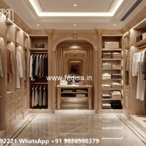 Classic Wooden Wardrobe with Elegant Decor No-731