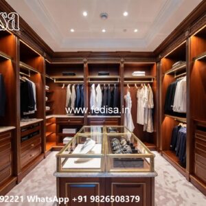 Classic Wardrobe Design with Artistic Finish No-734