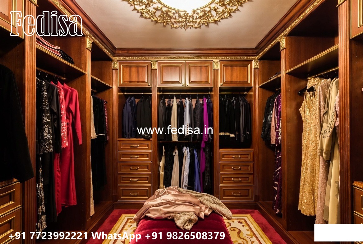 Luxury Closet Design with Vintage Charm No-740
