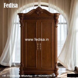 Classic Wardrobe Design with Elegant Shelving No-769
