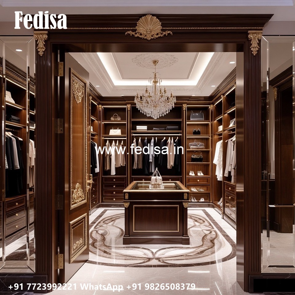 Royal Wardrobe Design with Handcrafted Finish No-779
