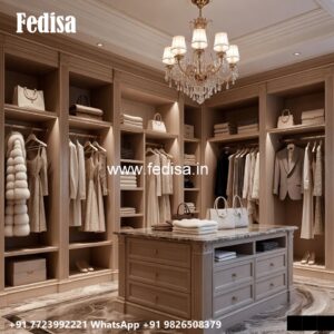 Classic Bedroom Closet with Artistic Carvings No-780