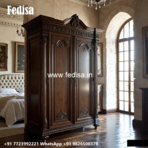 Elegant Wardrobe Design with Antique Inspiration No-792