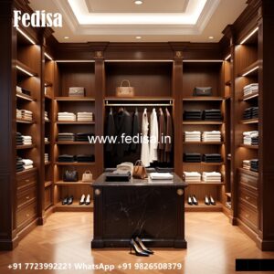 Premium Wooden Closet with Classic Finish No-797